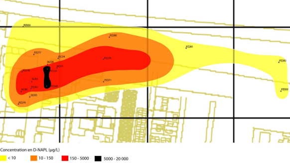 Distribution spatiale d'une pollution panache QGIS Distribution spatiale d'une pollution panache QGIS